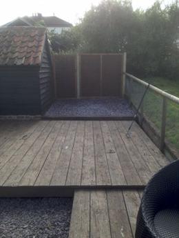 Garden decking